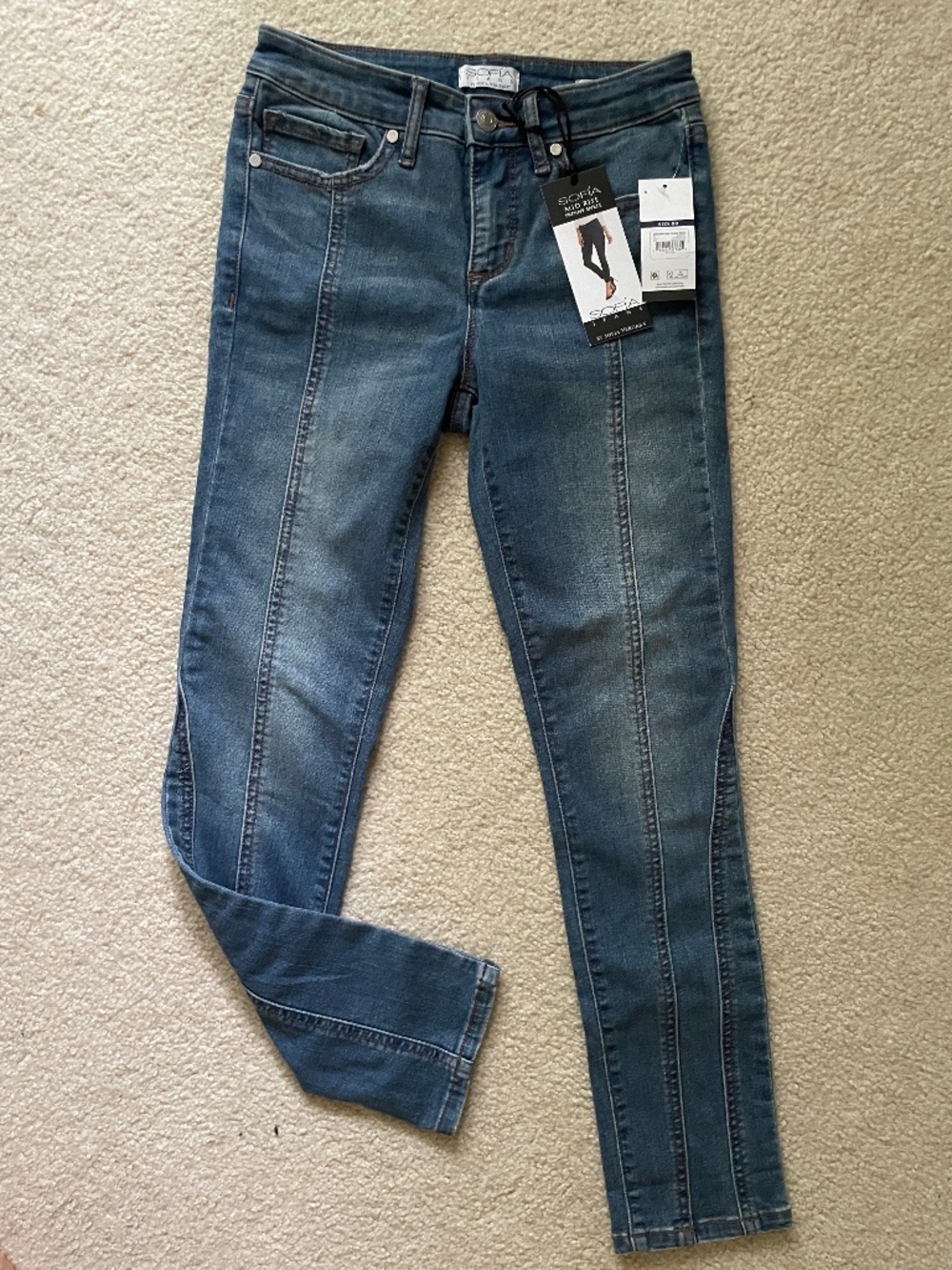 Sofia Jeans Mid-rise Skinny Ankle